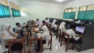 Murid Kelas 9 Matsasaba Ikuti Try Out TKA/ TKAD