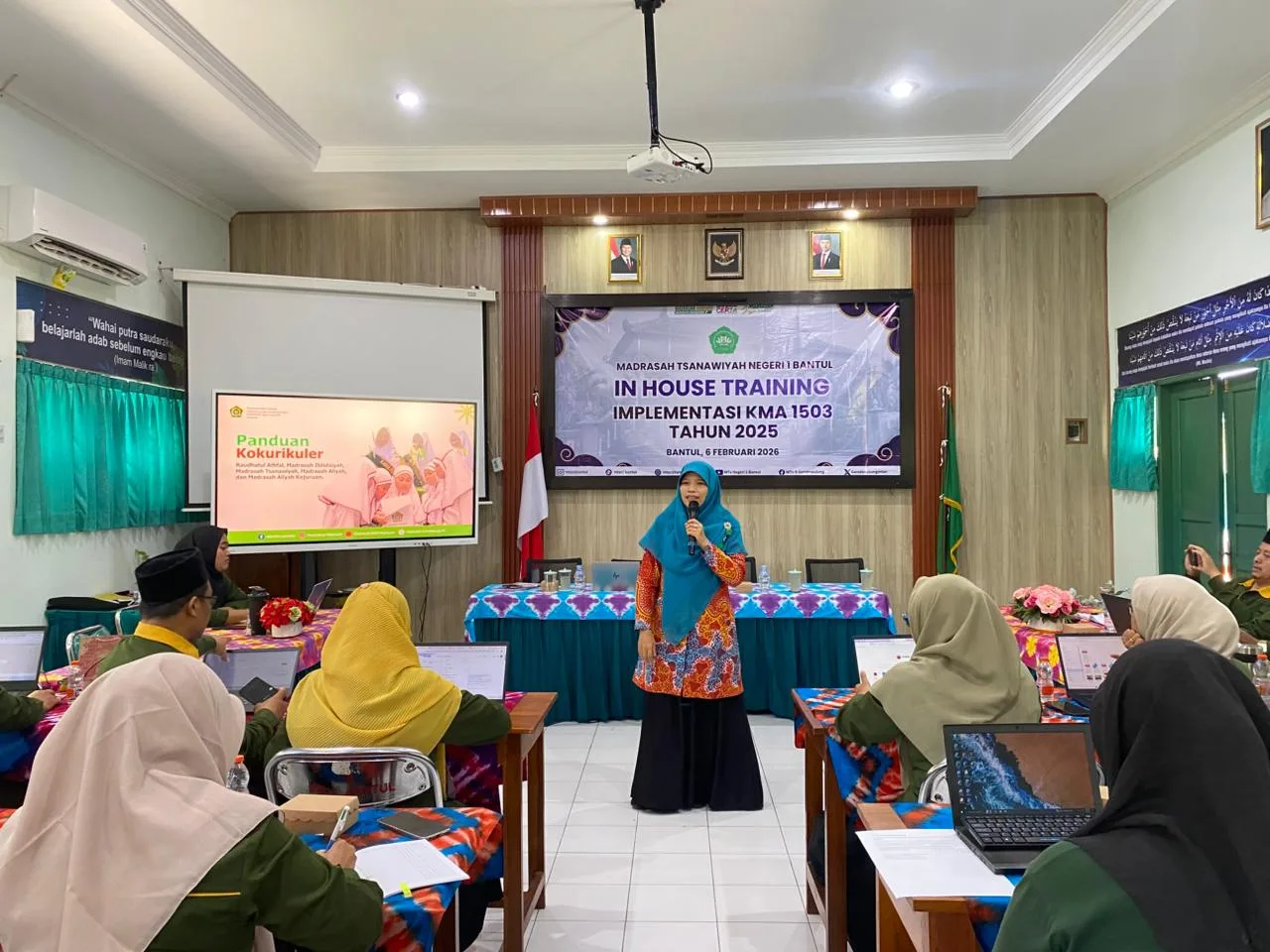Tingkatkan Kompetensi GTK, MTsN 1 Bantul Laksanakan Kegiatan In House Training (IHT)