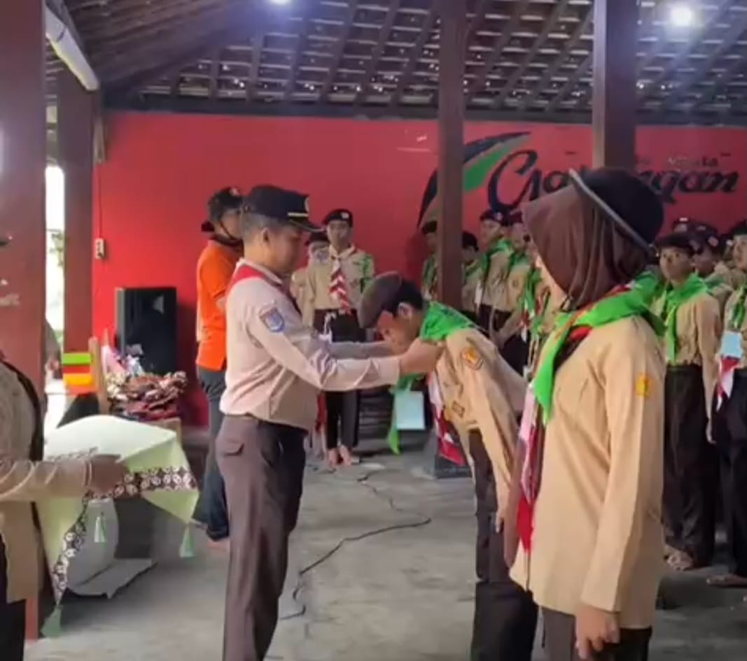 Upacara Penutupan Perkemahan MTsN 1 Bantul Berlangsung Khidmat